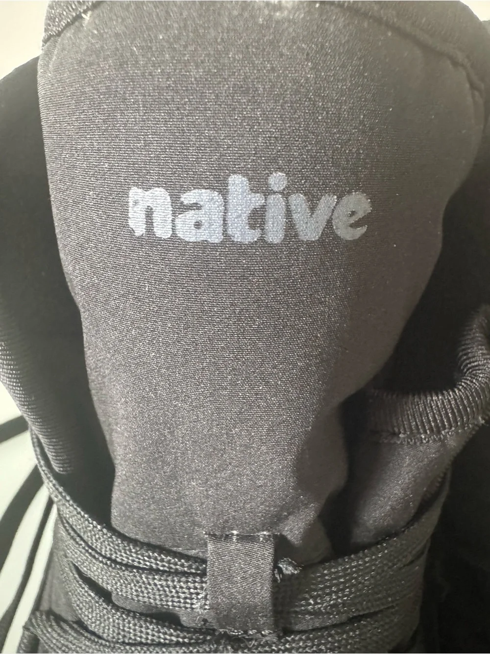 Native Man (Unisex) Black High-Top Sneaker Boot size 9Man 11 Woman’s